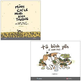 Combo Sách Tô Bình Yên Vẽ Hạnh Phúc + Mình Chỉ Là Người Bình Thường - Tái Bản