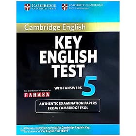 Key English Test 5 with Answers Reprint Edition - Cambridge - ED