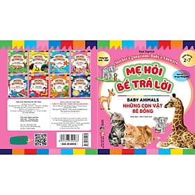 Mẹ hỏi bé trả lời ( Song ngữ Anh Việt ) : Động vật hoang dã, thực vật , Đại dương , cơ thể người - lẻ tùy chọn - Mai Hoa