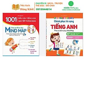 Combo 1001 Mẫu Câu Tiếng Anh Giao Tiếp Thông Dụng -SơĐồ Min Map- Chinh Phục Từ Vựng Tiếng Anh - Việt An