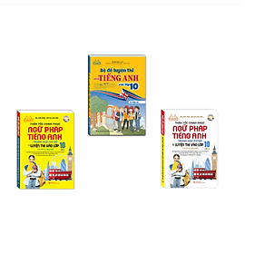 Combo 3c Bộ đề luyện thi môn tiếng anh & Thần tốc chinh phục ngữ pháp tiếng anh thcs - Chì