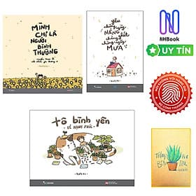 Combo 3 Cuốn Sách Tô Màu- Tác Giả Kulzsc - Tô Bình Yên Vẽ Hạnh Phúc + Mình Chỉ Là Người Bình Thường Và Yêu Những Ngày Nắng Chẳng Ghét Những Ngày Mưa - Skybooks - ( Tặng Kèm Sổ Tay Xương Rồng ) - 