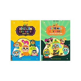 Bé Tô Màu Cry Baby - Đáng Yêu + Vui Đùa Với Các Bạn - Combo 2 Cuốn - Hồng Ân - An