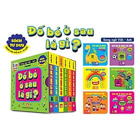 combo 6 Quyển Đố Bé Ở Sau Là Gì Từ 0-5 tuổi - Song Ngữ Anh- Việt (Sách Tư Duy - Các trang đều là Bìa Cứng) - Việt Thư
