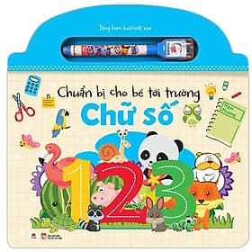 Chuẩn Bị Cho Bé Tới Trường - Chữ Số 123 - Huy Hoàng Bookstore - Hú