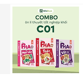 Bộ 3 cuốn P.H.A.O Toán, Ngữ văn, Vật lí Ôn luyện thi tốt nghiệp THPT, ĐGNL - Do