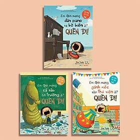 Bộ sách - Quên đi (Hài hước bất ngờ dành cho trẻ 5 đên 8 tuổi) - Crabit - Bộ 3 cuốn bìa cứng - Di Di