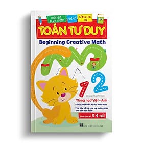 Toán Tư Duy giúp phát triển Tư Duy môn Toán dành cho trẻ 3-4 tuổi (Song ngữ Việt Anh) - Toan Anh