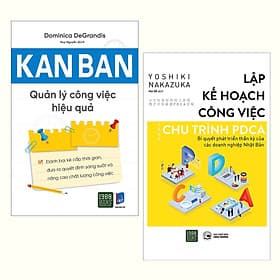 Combo (2 Cuốn): Kanban - Quản Lý Công Việc Hiệu Quả + Lập Kế Hoạch Công Việc Theo Chu Trình PDCA - Bí Quyết Phát Triển Thần Kỳ Của Các Doanh Nghiệp Nhật Bản - Do