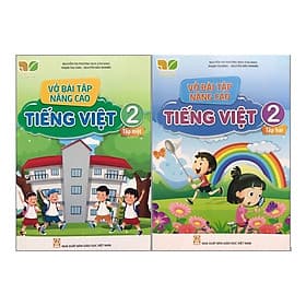 Combo Vở bài tập nâng cao tiếng việt lớp 2 (Tập 1+Tập 2) - Việt An
