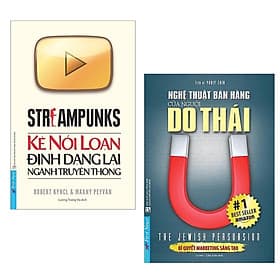 Combo Sách Marketing - Bán Hàng Đỉnh Cao: Streampunks - Kẻ Nổi Loạn Định Dạng Lại Ngành Truyền Thông + Nghệ Thuật Bán Hàng Của Người Do Thái - Thái Vi