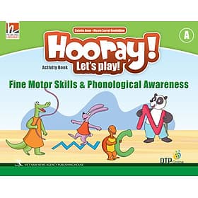 Hooray Let's Play Level A Fine Motor Skills & Phonological Awareness Activity Book - A Nam