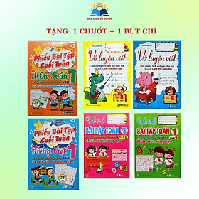 Combo 6 Cuốn Bài Tập Lớp 1 Chân Trời Sáng Tạo – Vở Luyện Viết, Toán, Tiếng Việt, Phiếu Bài Tập Cuối Tuần