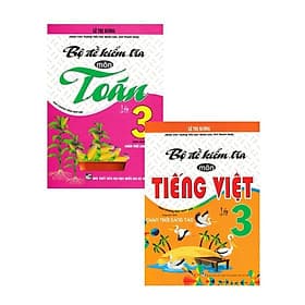 Sách - Bộ Đề Kiểm Tra Môn Toán + Tiếng Việt Lớp 3 - Combo 2 Tập - Dùng Kèm SGK Chân Trời Sáng Tạo - Hồng Ân