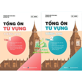 Tổng ôn từ vựng Tiếng Anh Combo Tập 1 + 2