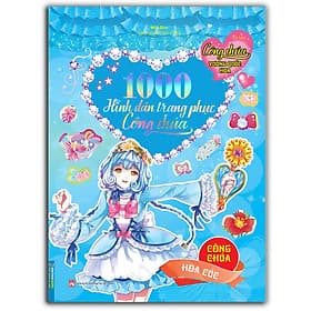 Sách Công Chúa Vương Quốc Hoa - 1000 Hình Dán Trang Phục Công Chúa - Công Chúa Hoa Cúc - Hoa Cúc