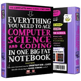 Sách Everything You Need To Ace Computer Science And Coding Big Fat Notebooks - Sổ Tay Khoa Học Máy Tính Và Mã Hóa ( Tiếng Anh, Lớp 8 - Lớp 12 ) - - Nâng Cao Kiến Thức Khoa Học Máy Tính Và Lập Trình - Á Châu Books, Bìa Cứng, In Màu - Chà
