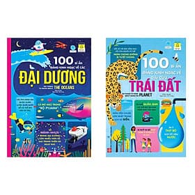 Combo 2Q: 100 Bí Ẩn Đáng Kinh Ngạc Về Các Đại Dương - 100 Things To Know About The Oceans + 100 Bí Ẩn Đáng Kinh Ngạc Về Giải Cứu Trái Đất - 100 Things To Know About Saving The Planet - Dương Di