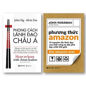 Combo Sách Lãnh Đạo Hay: Phong Cách Lãnh Đạo Châu Á + Phương Thức Amazon - 14 Nguyên Tắc Lãnh Đạo Của Một Công Ty Đột Phá Bậc Nhất Thế Giới - Châu Sa