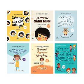 Combo 6 Cuốn (Phát Triển Trí Tuệ Cảm Xúc): Cảm Xúc Của Con Màu Gì? + Chúng Mình Tôn Trọng Cơ Thể Và Cảm Xúc Của Nhau + Con Được Là Chính Mình + Sự Tử Tế Đẹp Như Bông Hoa + Con Kiên Trì, Con Không Bỏ Cuộc + Gấu ơi, Con Lo Lắng Đến Chừng Nào - Nhã Nam