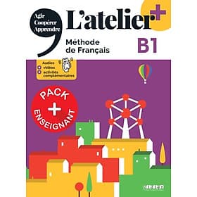 Sách học tiếng Pháp L'ATELIER + B1 - LIVRE + DIDIERFLE.APP - Delphine