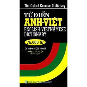 Từ Điển Anh - Việt 75.000 Từ (Minh Thắng) - Việt Anh