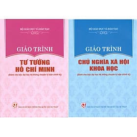 Combo Giáo Trình Tư Tưởng Hồ Chí Minh + Giáo Trình Chủ Nghĩa Xã Hội Khoa Học (Dành Cho Bậc Đại Học Hệ Không Chuyên Lý Luận Chính Trị) - Bộ mới năm 2021 - G