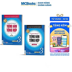 Combo Giáo Trình Tiếng Hàn Tổng Hợp Trung Cấp Dành Cho Người Việt Tập 3 (Sách Giáo Khoa + Sách Bài Tập)