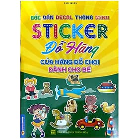 Bóc Dán Decal Thông Minh Sticker Đồ Hàng Cửa Hàng Đồ Chơi Dành Cho Bé - HA - Minh Minh