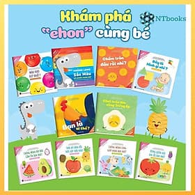 Trọn Bộ 10 tập EHON Song Ngữ cho bé thông minh sáng tạo: Ehon Điều Kỳ Diệu Của Hình Khối + Điều Kỳ Diệu Của Âm Thanh + Điều Kỳ Diệu Của Màu Sắc - 