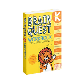Sách brain quest workbook kindergarten phát triển tư duy iq cho bé ( 5 - 6 tuổi ) - Brain Quest