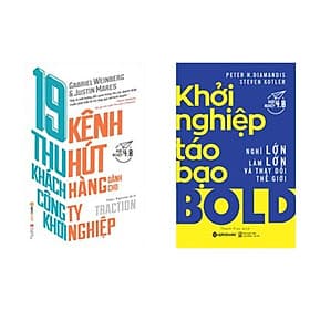 Combo Thu Hút Khách Hàng Cho Doanh Nghiệp Khởi Nghiệp: 19 Kênh Thu Hút Khách Hàng Dành Cho Công Ty Khởi Nghiệp + Khởi Nghiệp Táo Bạo - Thu Hà