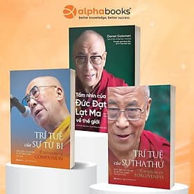 Combo 3 Cuốn: Tầm Nhìn Của Đức Đạt Lai Lạt Ma Về Thế Giới + Trí Tuệ Của Sự Từ Bi - The Wisdom Of Compassion + Trí Tuệ Của Sự Tha Thứ - The Wisdom Of Forgiveness - Victor Chan, Đức Đạt Lai Lạt Ma - Saigon Books - Thế Đức