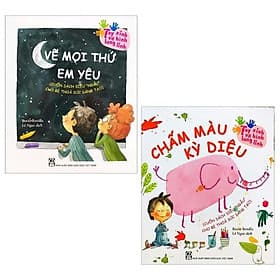 Combo Tay Xinh Vẽ Hình Lung Linh: Chấm Màu Kỳ Diệu + Vẽ Mọi Thứ Em Yêu - Thu