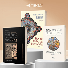 Bộ Sách Kinh Điển Khai Phá Nội Tâm Cùng Carl Jung: Con Người Và Biểu Tượng (Bìa Cứng) - Nhã Nam + Bản Đồ Tâm Hồn Con Người Của Jung + Hồi Ức, Giấc Mơ, Suy Ngẫm - Omega Plus - Nhã Nam