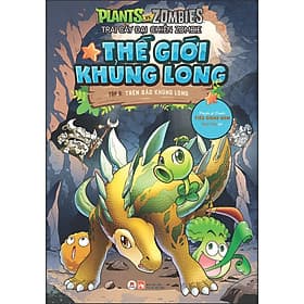 Sách Trái cây đại chiến Zombie - Thế giới khủng long: Tập 9 - Trên đảo khủng long - Long
