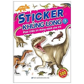 Sticker Khủng Long - Phát Triển Trí Thông Minh Cho Trẻ - Tập 3 - Long