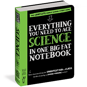 Sách Everything You Need To Ace Science Big Fat Notebooks ( Sổ Tay Khoa Học Bản Tiếng Anh ) - Tổng Hợp Kiến Thức Khoa Học Cho Học Sinh Lớp 4 Đến Lớp 9 - Á Châu Books, Bìa Cứng, In Màu - Chà