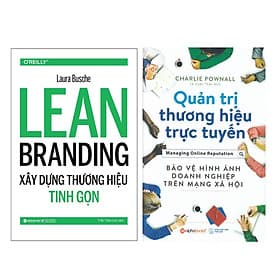 Combo Sách : Learn Branding - Xây Dựng Thương Hiệu Tinh Gọn + Quản Trị Thương Hiệu Trực Tuyến - Thương Thương