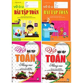 Sách tham khảo- Combo Vở Bài Tập Toán Cơ Bản & Nâng Cao Lớp 2 (Bám Sát SGK Kết Nối Tri Thức Với Cuộc Sống)_HA - Tri Thức