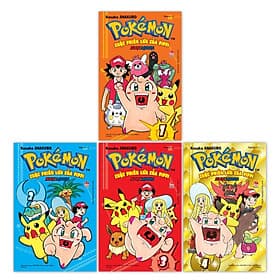 Sách Pokémon - Cuộc Phiêu Lưu Của Pippi Sun - Moon ( Combo Tập 1 - Tập 4) - Nhà xuất bản Larousse