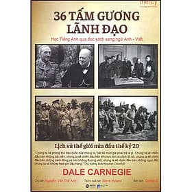 Sách 36 Tấm Gương Lãnh Đạo (Song Ngữ Anh Việt) - Việt An
