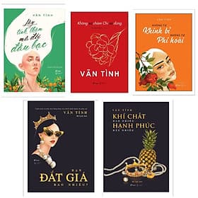 Combo Tuyển Tập Sách Vãn Tình: Không Sợ Chậm Chỉ Sợ Dừng + Lấy Tình Thâm Mà Đổi Đầu Bạc + Không Tự Khinh Bỉ Không Tự Phí Hoài + Khí Chất Bao Nhiêu, Hạnh Phúc Bấy Nhiêu + Bạn Đắt Giá Bao Nhiêu? (Bộ 5 Cuốn) - Vãn Tình