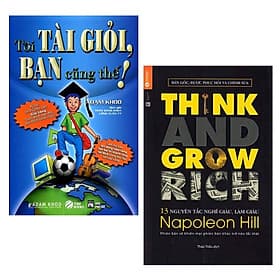 Combo 2 Cuốn Sách Kỹ Năng Làm Việc Cực Hay Để Thành Công: Tôi Tài Giỏi - Bạn Cũng Thế + 13 Nguyên Tắc Nghĩ Giàu Làm Giàu - Think And Grow Rich / Tặng Kèm Bookmark Thiết Kế Happy Life - Nguyên