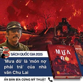 (Ấn bản kỷ niệm Sách Quốc Gia 2025, Bìa cứng, Random 1 charm chibi tiểu đội 1) MƯA ĐỎ - Chu Lai - Thảo Nguyên Kiseki - NXB Quân Đội Nhân Dân - Chu Lai