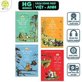 Sách thiếu nhi Gấu Pooh Xinh Xắn - Winnie The Pooh song ngữ kèm audio bản ngữ giúp con luyện nghe - Song Giang