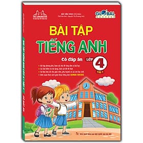 Sách GLOBAL SUCCESS - Bài tập tiếng anh lớp 4 tập 1 (có đáp án) - Minh Minh