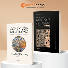 Bộ Sách Kinh Điển Khai Phá Nội Tâm Cùng Carl Jung: Con Người Và Biểu Tượng - Nhã Nam + Bản Đồ Tâm Hồn Con Người Của Jung - Nhã Nam