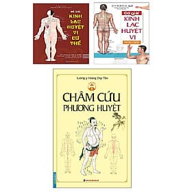 Sách Combo Đồ Giải Kinh Lạc Huyệt Vị Cơ Thể / Đồ giải Kinh Lạc Huyệt Vị Nam giới/Châm Cứu Phương Huyệt (Bìa Mềm) - Hú