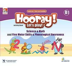 Hooray Let's Play B1 Science & Math and Fine Motor Skills-Phonological Awareness Activity Book - ED